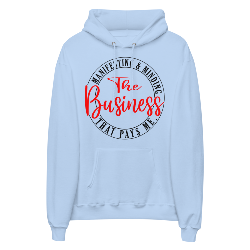 The Business Unisex fleece hoodie
