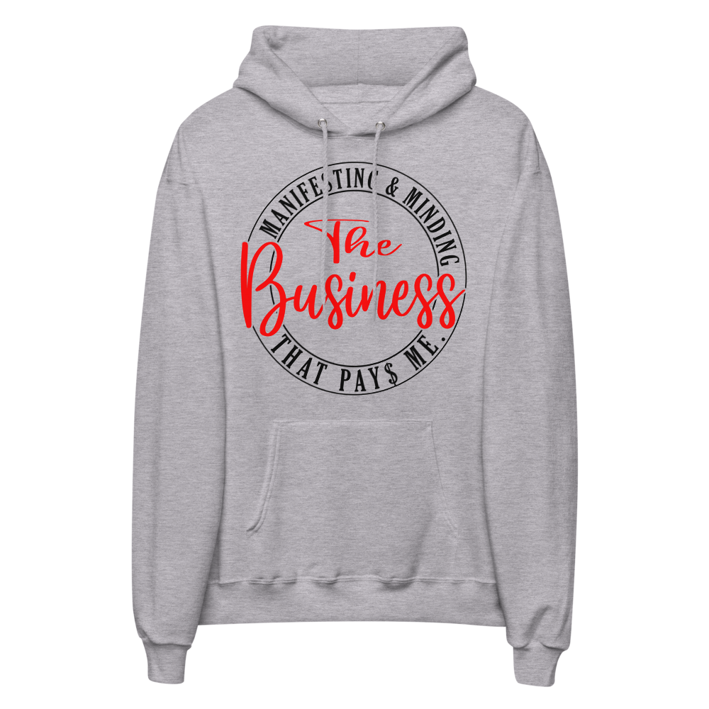 The Business Unisex fleece hoodie