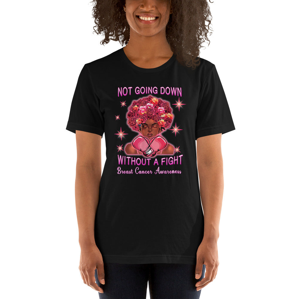 BREAST CANCER AWARENESS WITHOUT A FIGHT Short-Sleeve Unisex T-Shirt