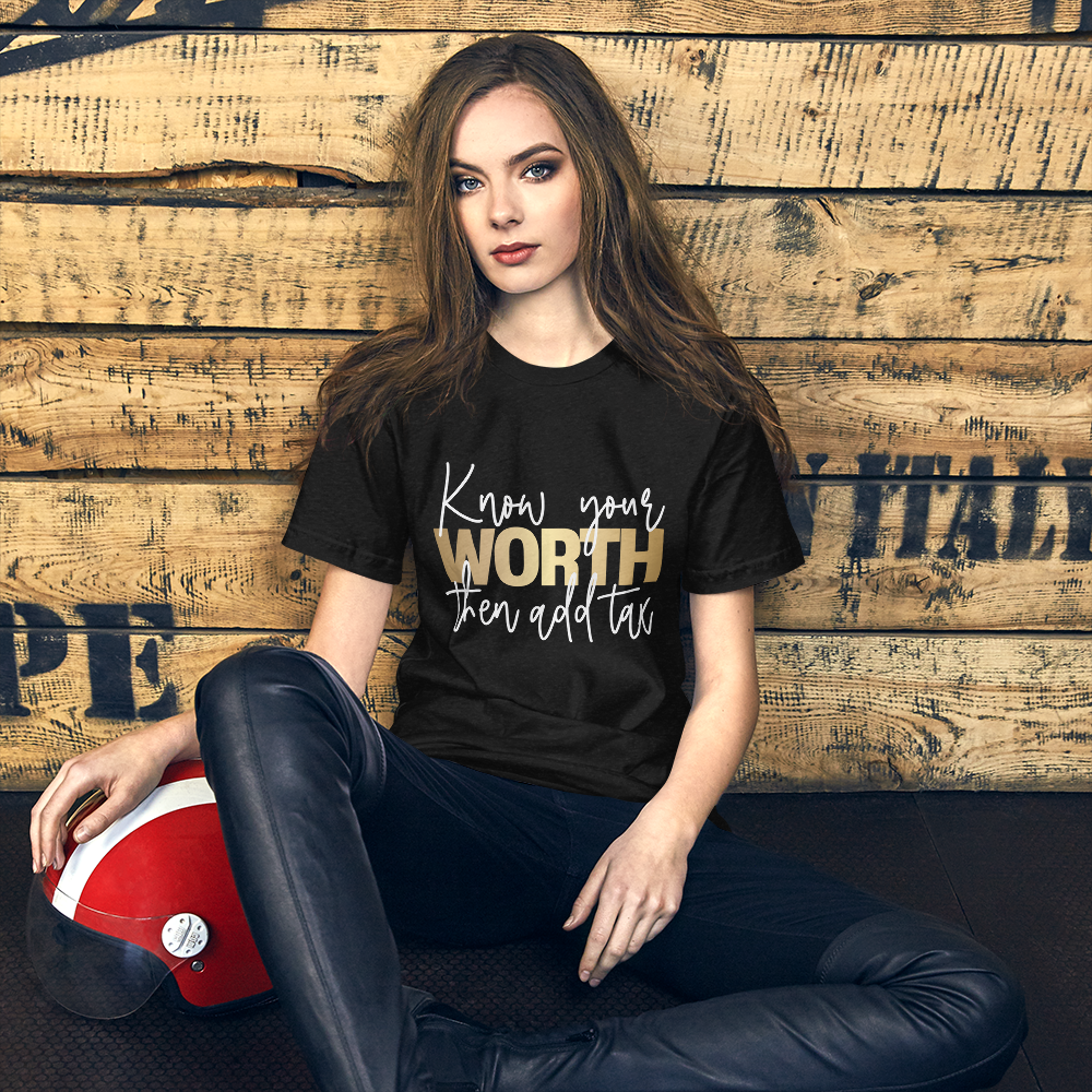 Know Your Worth Short-sleeve unisex t-shirt