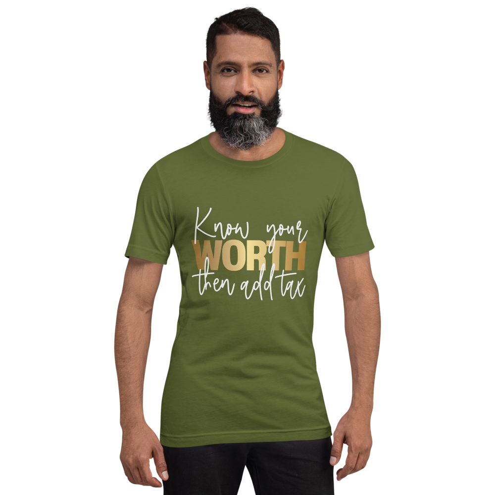 Know Your Worth Short-sleeve unisex t-shirt