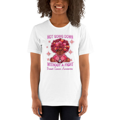 BREAST CANCER AWARENESS WITHOUT A FIGHT Short-Sleeve Unisex T-Shirt