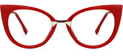 Za'hira Red Cat Eye Glasses